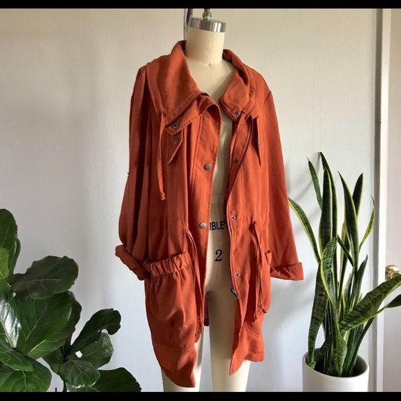 Minkpink revolve anorak rust jacket NWOT - Picture 5 of 7